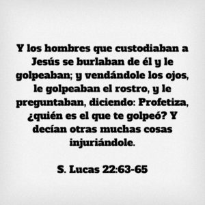 Lucas 22.63-65