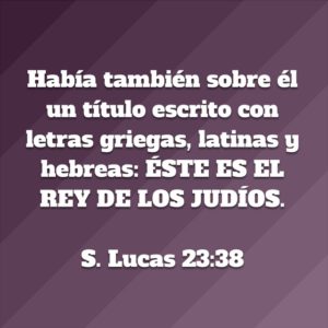 Lucas 23.38