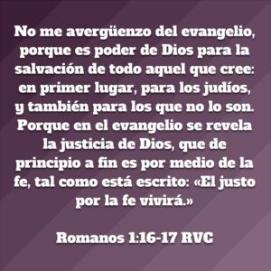 Romanos 1.16-17