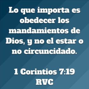 1 Corintios 7.19